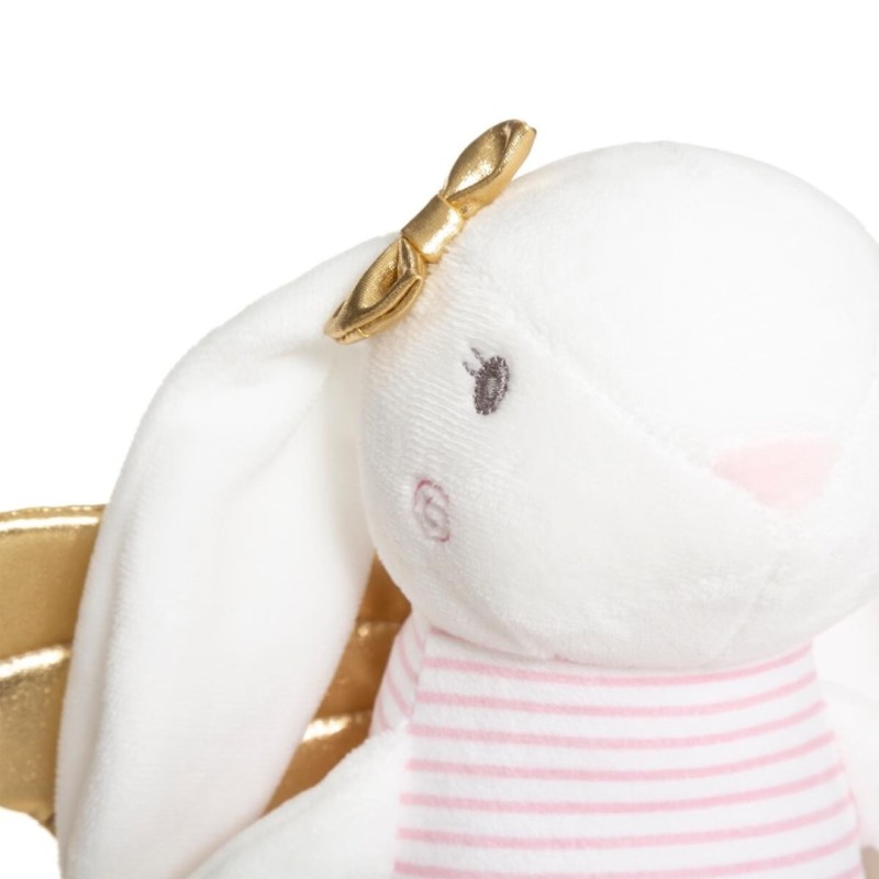 Jucarie copii Rabbit, poliester, alb, H.40 cm, 174230