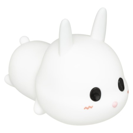 Lampa de veghe Rabbit, silicon, incarcare USB, alb, 174293