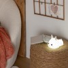 Lampa de veghe Rabbit, silicon, incarcare USB, alb, 174293