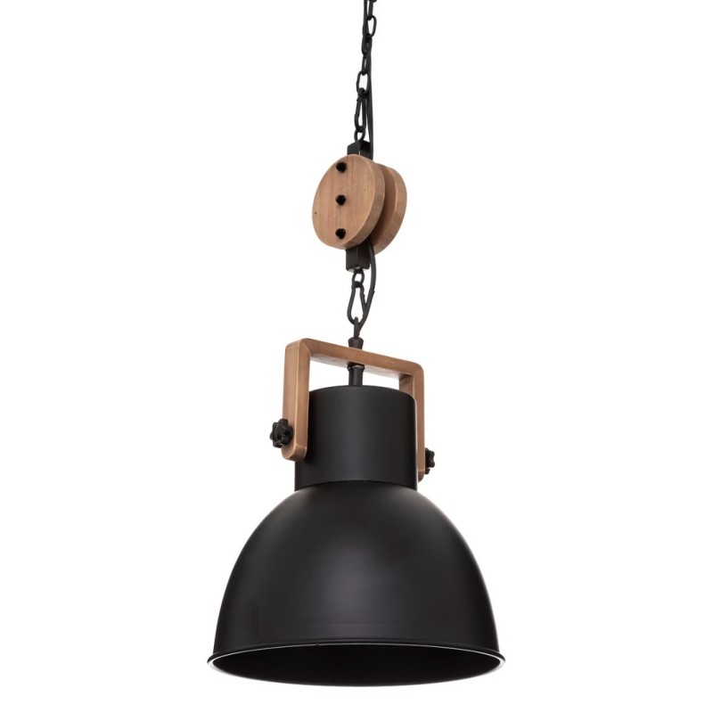 Suspensie Silas, metal, negru, 1XE27, D.23 cm, 182454