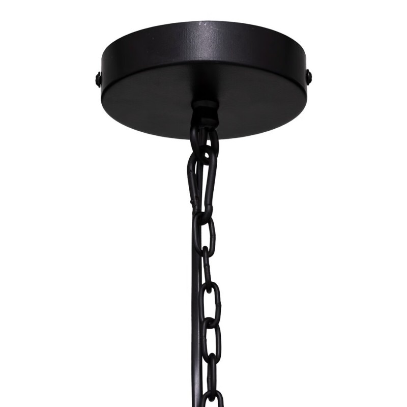 Suspensie Silas, metal, negru, 1XE27, D.23 cm, 182454