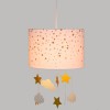Suspensie Maya, metal, poliester, multicolor, 1XE27, D.30 cm, 174300B