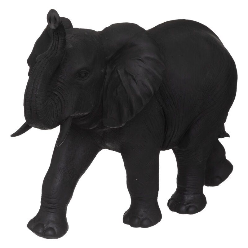 Statueta Elephant, polirasina, gri inchis, H.52 cm, 185993