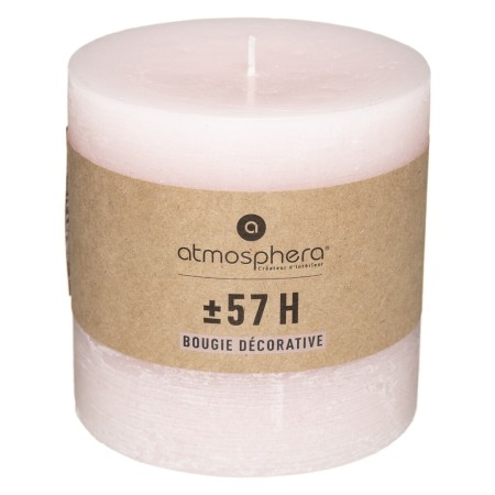 Lumanare Olia, ceara, roz, H.10 cm, 103124G