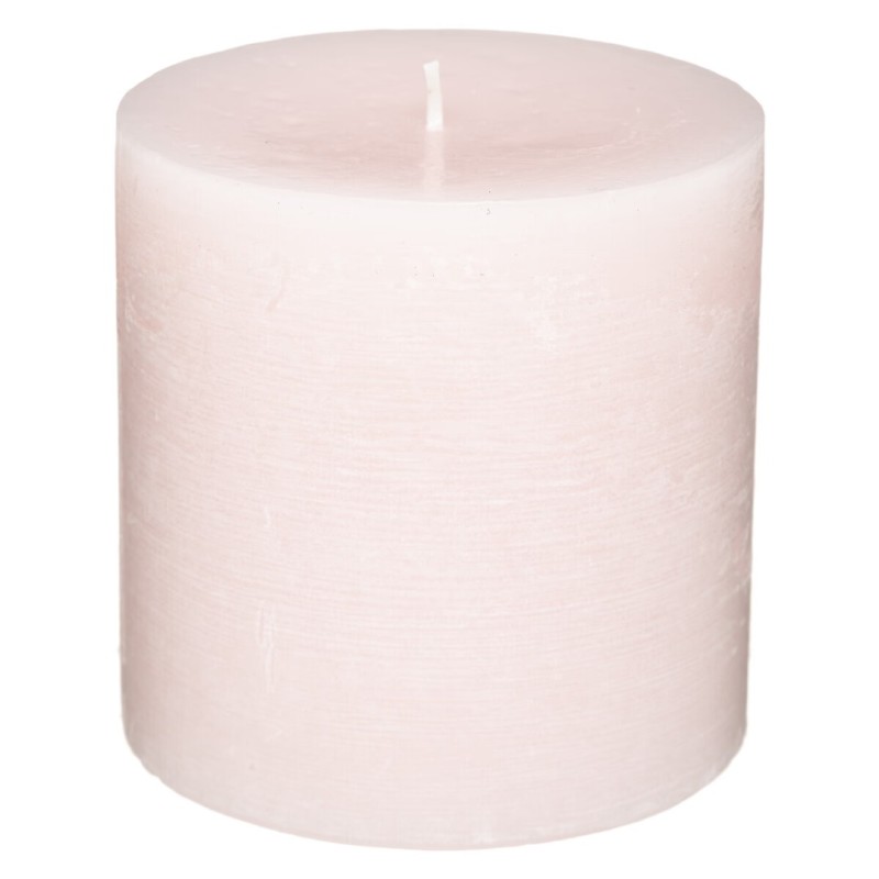 Lumanare Olia, ceara, roz, H.10 cm, 103124G