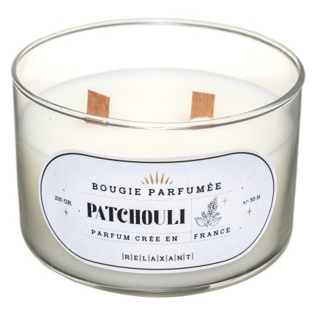 Lumanare parfumata Snow, patchouli, D.12 cm, 181626A