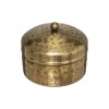 Set 2 cutii depozitare Oasis, metal, auriu, D,10/13 cm, 182242