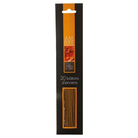 Set 20 betisoare parfumate Kili, chihlimbar, H.25 cm, 123092L