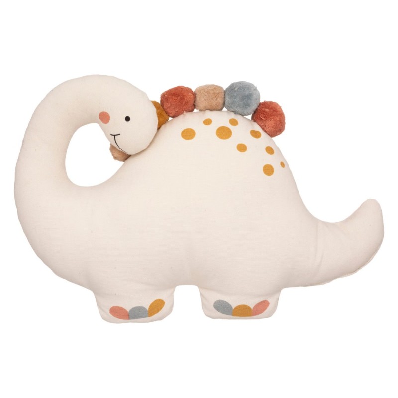 Pernuta Dinosaur, bumbac, poliester, multicolor, 30x40 cm, 188264