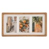 Rama foto Milea, lemn de mango, 3 fotografii, L.40 cm, 188008
