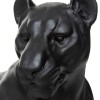 Statueta Leopard, polirasina, negru, H.38 cm, 187936