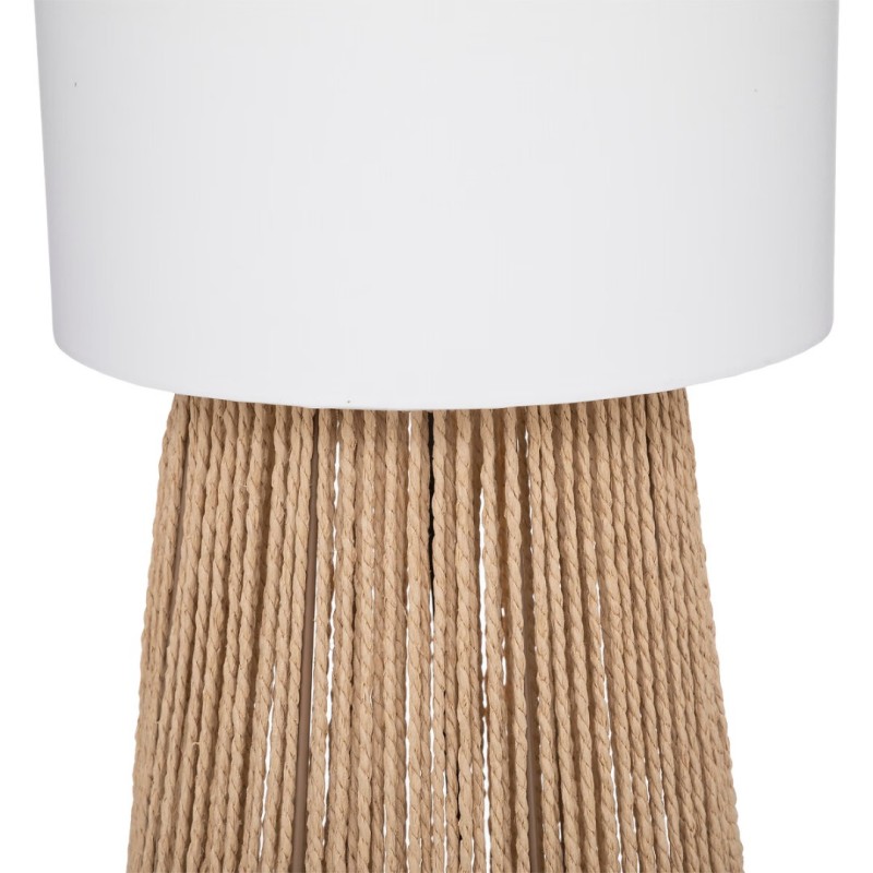 Lampadar Aissa, metal, PVC, hartie, bej, 1XE27, H.130 cm, 190636