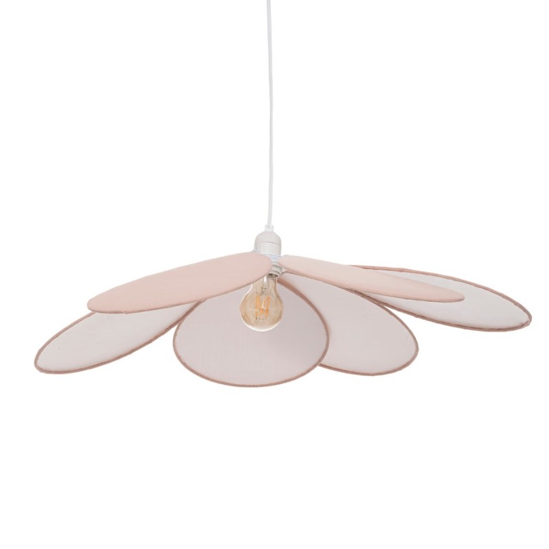 Suspensie Naya, metal, roz, 1XE27, D.72 cm, 193982