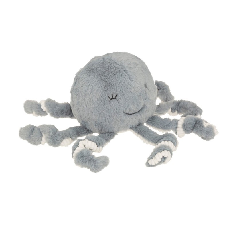 Jucarie copii Octopus, poliester, bleu, H.16 cm, 193940