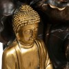 Fantana decorativa Buddha, polirasina, auriu, H.40 cm, 193289