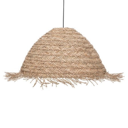 Suspensie Sea view, metal, paie, bej, 1XE27, D.56 cm, 190693 