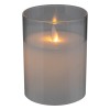 Lumanare LED Sena, sticla, ceara, D.7 cm, 196076