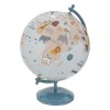 Glob decorativ Kiddo, metal, bleu, H.28 cm, 195839B