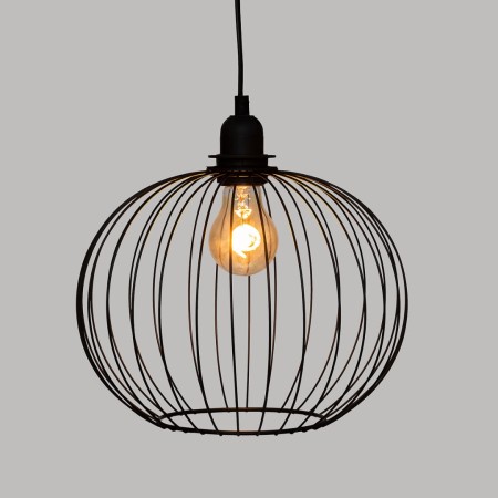 Suspensie Victa, metal, negru, 1XE27, D.28 cm, 195314 