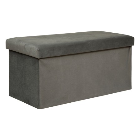 Bancheta Lilou, MDF, poliester, gri, L.76 cm, 197333A 