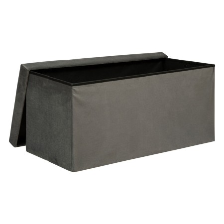 Bancheta Lilou, MDF, poliester, gri, L.76 cm, 197333A 