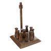 Set de bowling, lemn de mango, H.14 cm, 195061