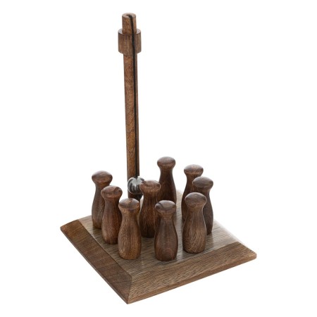 Set de bowling, lemn de mango, H.14 cm, 195061