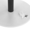 Veioza exterior Zack, metal, polipropilena, gri inchis, reincarcabil, LED, H.30 cm, 202608