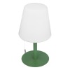 Veioza exterior Zack, metal, polipropilena, verde, reincarcabil, LED, H.30 cm, 202608A