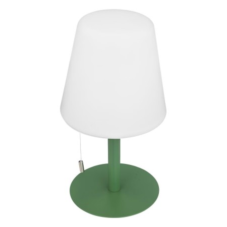 Veioza exterior Zack, metal, polipropilena, verde, reincarcabil, LED, H.30 cm, 202608A