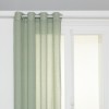 Perdea Paxta, bumbac, poliester, verde celadon, 130x240 cm, 201931B