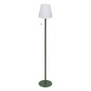 Lampadar exterior Zack, metal, polipropilena, verde, reincarcabil, LED, USB, H.108 cm, 200079A