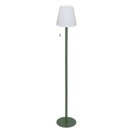 Lampadar exterior Zack, metal, polipropilena, verde, reincarcabil, LED, USB, H.108 cm, 200079A