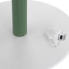 Lampadar exterior Zack, metal, polipropilena, verde, reincarcabil, LED, USB, H.108 cm, 200079A