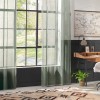 Perdea Moly, poliester, verde celadon, 135x240 cm, 146280C