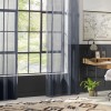 Perdea Moly, poliester, bleu, 135x240 cm, 146280F