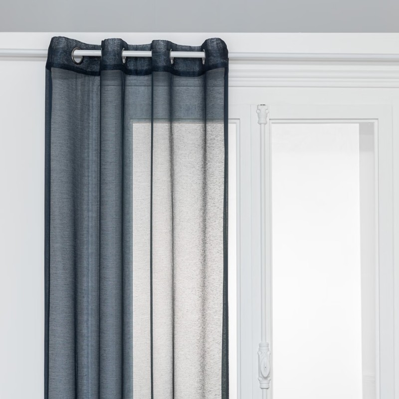 Perdea Moly, poliester, bleu, 135x240 cm, 146280F