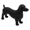 Statueta Caine, rasina, negru, L.40 cm, 200837