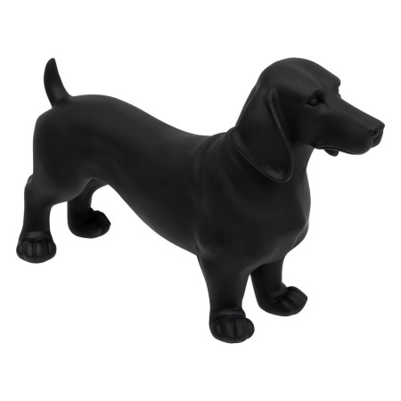 Statueta Caine, rasina, negru, L.40 cm, 200837
