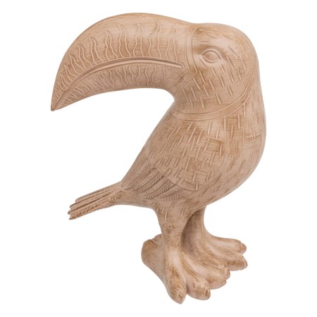 Statueta Toucan, polirasina, bej, H.30 cm, 200838