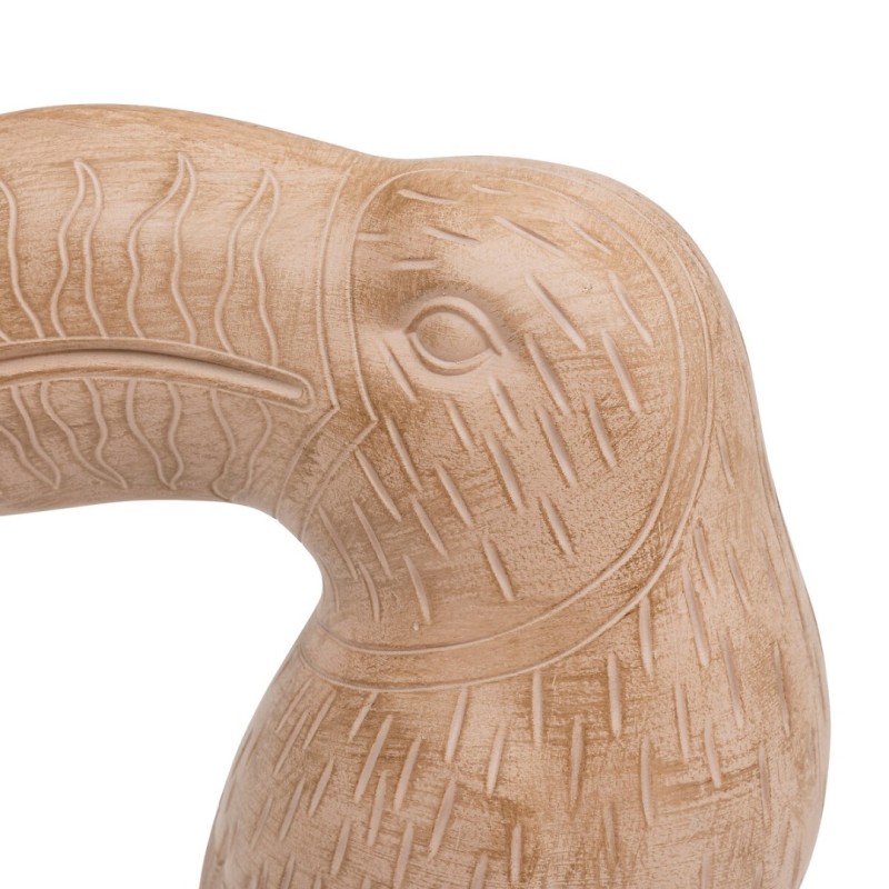 Statueta Toucan, polirasina, bej, H.30 cm, 200838