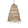 Suspensie Lahys, metal, rachita, bej, 1XE27, D.28 cm, 200099