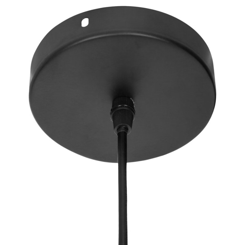 Suspensie Lahys, metal, rachita, bej, 1XE27, D.28 cm, 200099