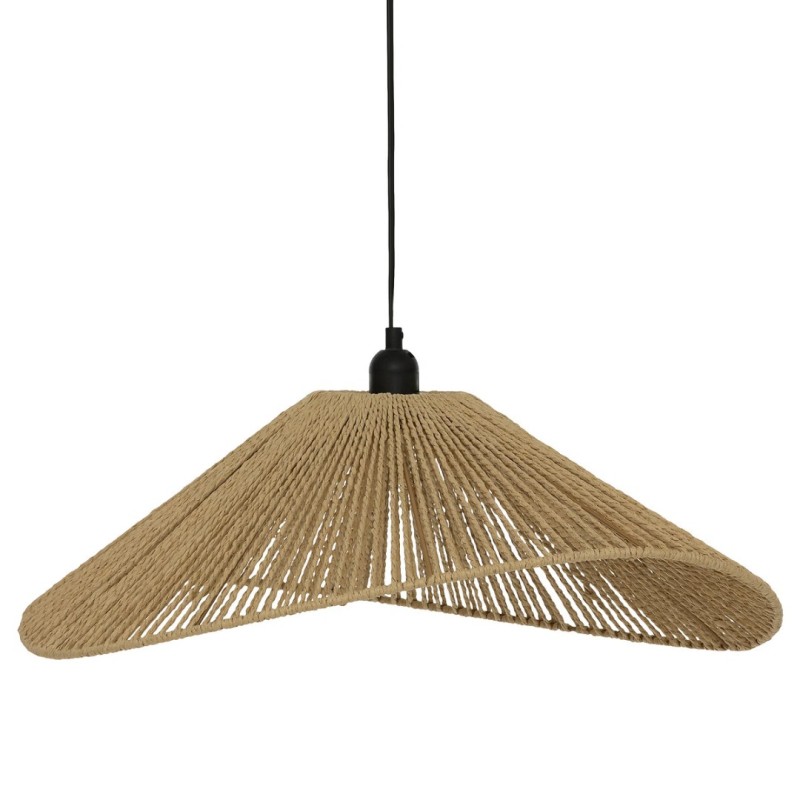 Suspensie Miha, metal, sfoara, bej, 1XE27, D.58 cm, 202609
