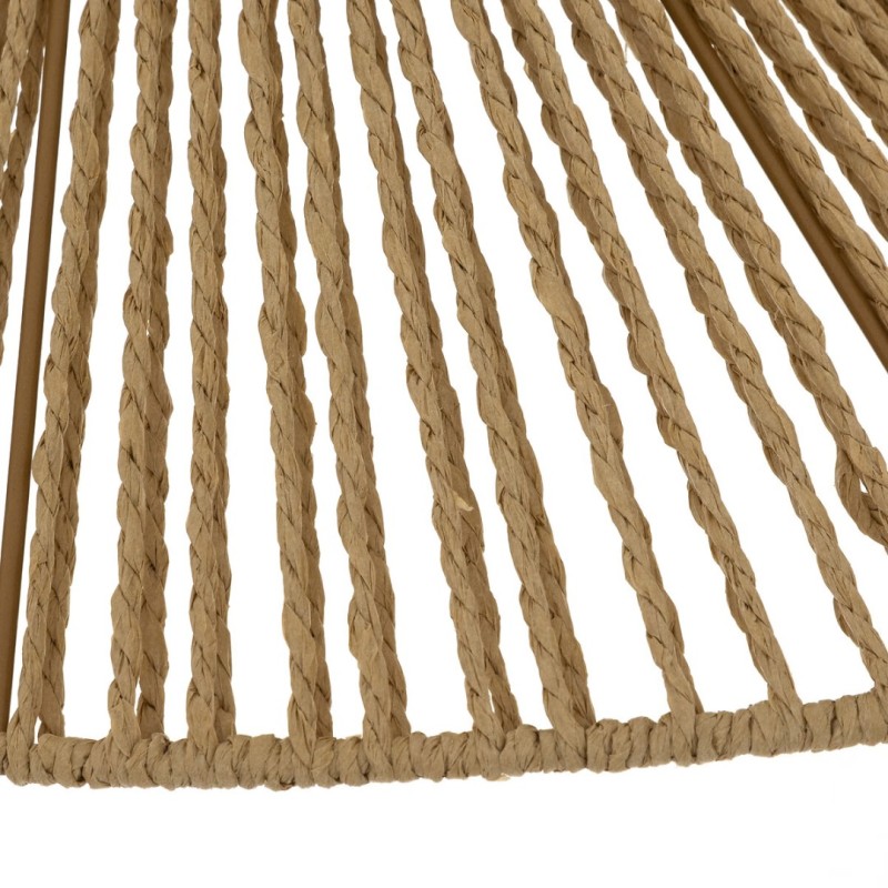 Suspensie Miha, metal, sfoara, bej, 1XE27, D.58 cm, 202609