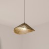 Suspensie Miha, metal, sfoara, bej, 1XE27, D.58 cm, 202609
