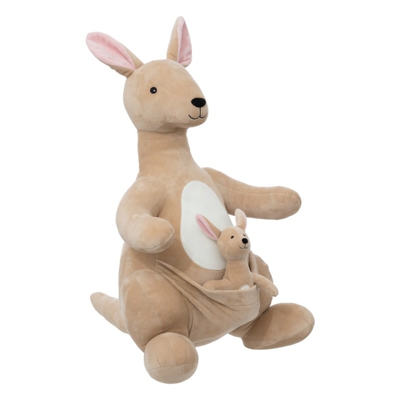 Jucarie copii Kangaroo, poliester, bej, H.63 cm, 200435