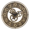 Ceas de perete Jacob, metal, auriu, D.48 cm, 200224