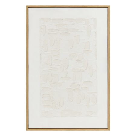 Tablou 3D Talima, MDF, polistiren, poliester, alb, H.90 cm, 205686