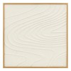 Tablou 3D Hateya, MDF, polistiren, alb, H.80 cm, 205698